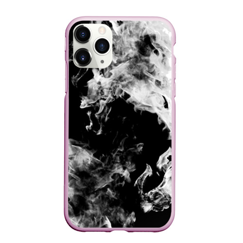 Чехол для iPhone 11 Pro Max матовый Дым, цвет розовый