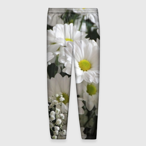 Мужские брюки 3D Белоснежное цветение, цвет 3D печать - фото 2