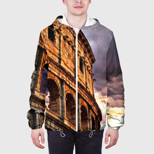 Мужская куртка 3D Колизей, цвет 3D печать - фото 4