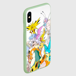 Чехол для iPhone XS Max матовый Покемоны - фото 2