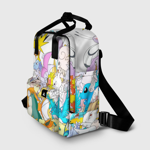 Женский рюкзак 3D с принтом Покемоны, фото на моделе #1