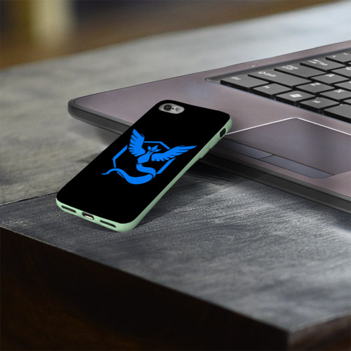 Чехол для Apple iPhone 8 силиконовый глянцевый Pokemon Blue Team Фото 01 Чехол для Apple iPhone 8 силиконовый глянцевый Pokemon Blue Team Фото 01