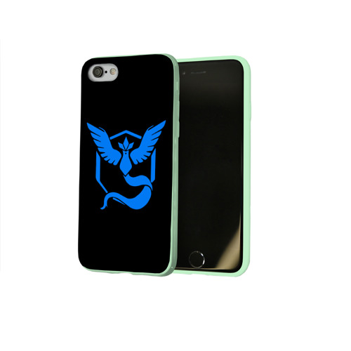 Чехол для Apple iPhone 8 силиконовый глянцевый Pokemon Blue Team Фото 01 Чехол для Apple iPhone 8 силиконовый глянцевый Pokemon Blue Team Фото 01