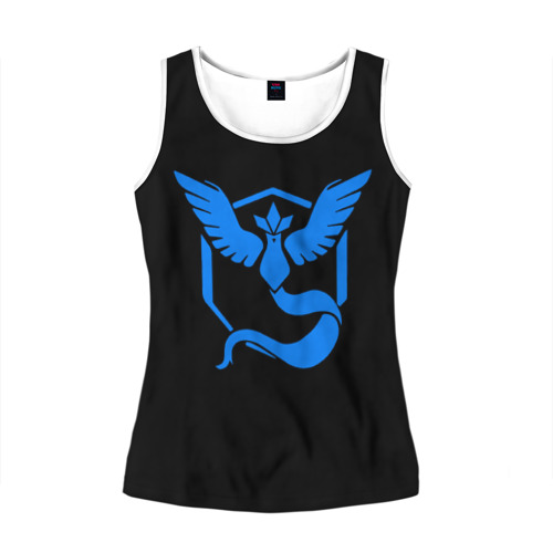 Женская майка 3D Pokemon Blue Team Фото 01 Женская майка 3D Pokemon Blue Team Фото 01