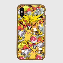 Чехол для iPhone XS Max матовый Pokemon 5