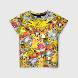 Pokemon 5 – Детская футболка 3D с принтом купить со скидкой в -33%