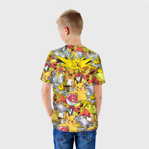 Детская футболка 3D Pokemon 5 - фото 4