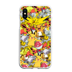 Чехол для iPhone XS Max матовый Pokemon 5