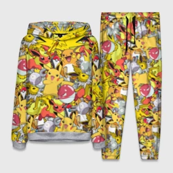 Женский костюм с толстовкой 3D Pokemon 5