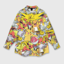 Женская рубашка oversize 3D Pokemon 5
