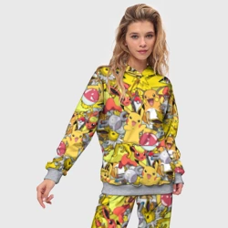 Женский костюм с толстовкой 3D Pokemon 5 - фото 2