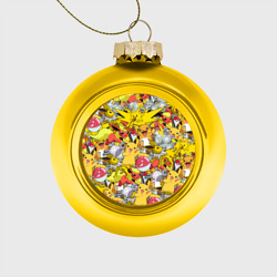 Ёлочный шар стеклянный/пластиковый Pokemon 5