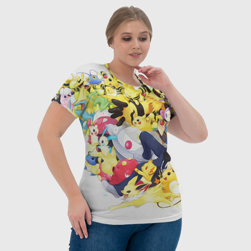 Женская футболка 3D Pokemon 10 - фото 6
