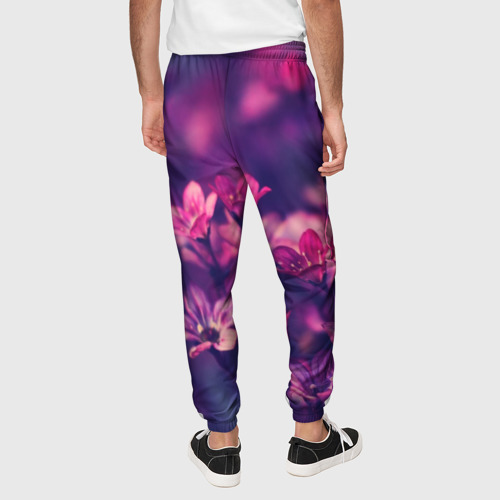 Мужские брюки 3D Цветы, цвет 3D печать - фото 5