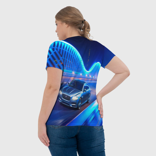 Женская футболка 3D Jaguar, цвет 3D печать - фото 7
