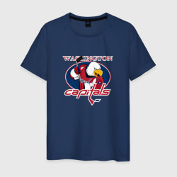 Мужская футболка хлопок Washington Capitals Hockey