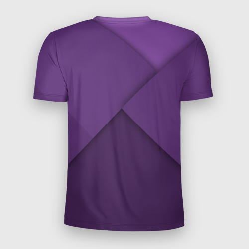 Мужская футболка 3D Slim Мне фиолетово!, цвет 3D печать - фото 2