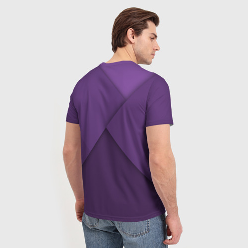 Мужская футболка 3D Мне фиолетово! - фото 4