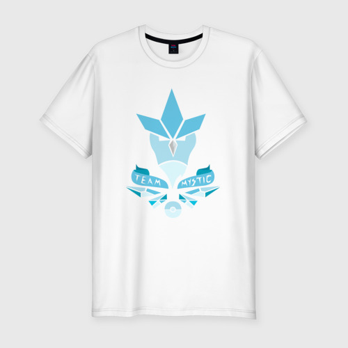 Мужская футболка хлопок Slim Team mystic, цвет белый