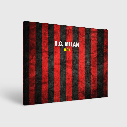 Холст прямоугольный A.C. Milan