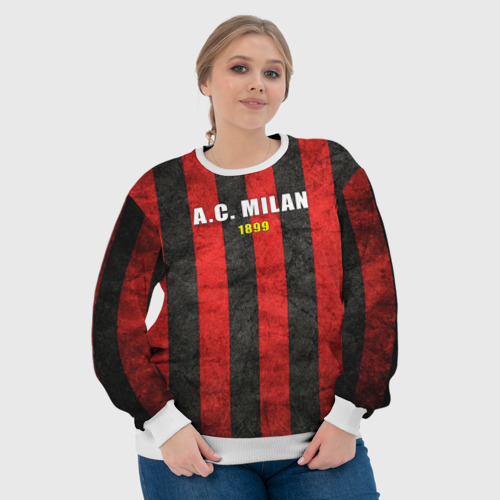 Женский свитшот 3D A.C. Milan - фото 6