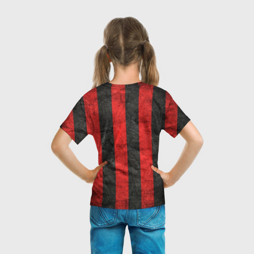 Детская футболка 3D A.C. Milan, цвет 3D печать - фото 6