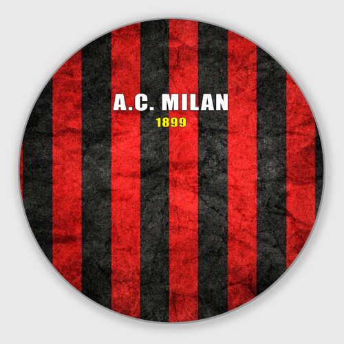 Круглый коврик для мышки A.C. Milan