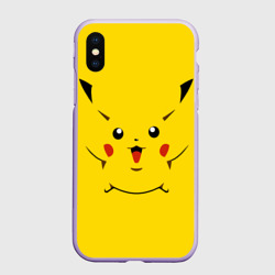 Чехол для iPhone XS Max матовый Пикачу - вселенная покемонов