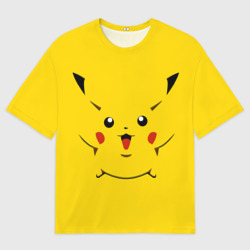 Женская футболка oversize 3D Пикачу - вселенная покемонов