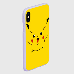 Чехол для iPhone XS Max матовый Пикачу - вселенная покемонов - фото 2
