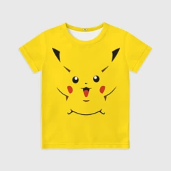 Детская футболка 3D Пикачу - вселенная покемонов