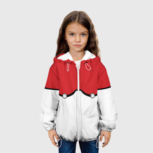 Детская куртка 3D Покеболлы, цвет белый - фото 4