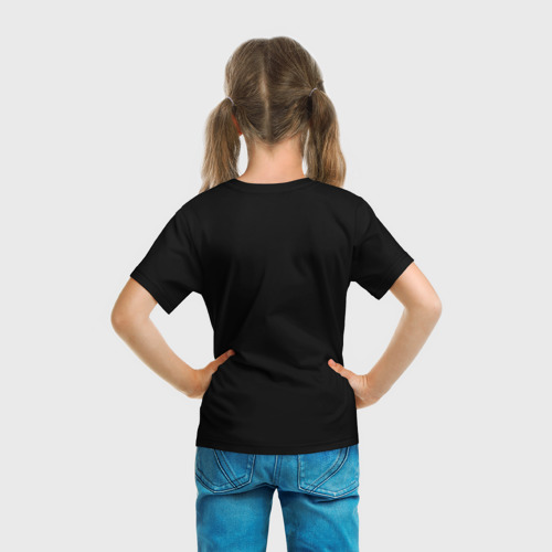 Детская футболка 3D с принтом Покеболл, вид сзади #2