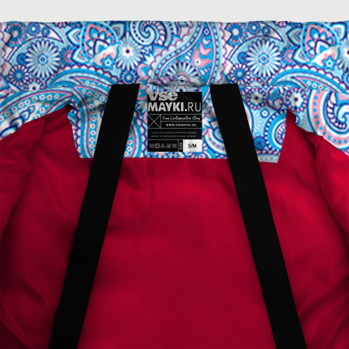 Женская зимняя куртка 3D с принтом Турецкий орнамент 3, фото #5