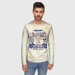Мужской лонгслив 3D Moto t-shirt 1 - фото 2