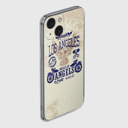 Чехол для iPhone 15 силиконовый с защитой камеры Moto t-shirt 1 - фото 2