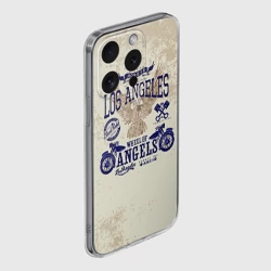 Чехол для iPhone 15 Pro Max силиконовый с защитой камеры Moto t-shirt 1 - фото 2