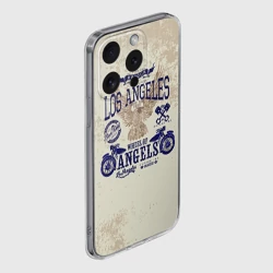 Чехол для iPhone 15 Pro силиконовый с защитой камеры Moto t-shirt 1 - фото 2