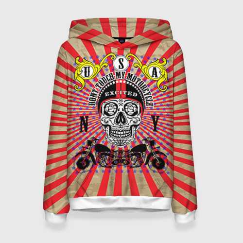 Женская толстовка 3D Moto t-shirt 3, цвет 3D печать