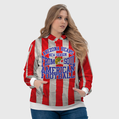 Женская толстовка 3D Football Team t-shirt, цвет 3D печать - фото 6