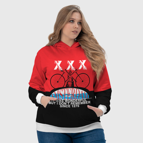 Женская толстовка 3D Amsterdam t-shirt, цвет 3D печать - фото 6