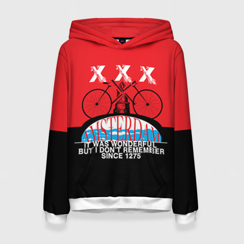 Женская толстовка 3D Amsterdam t-shirt, цвет 3D печать