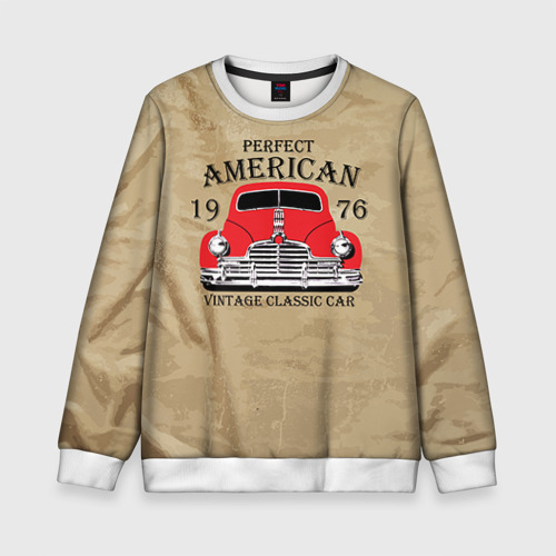 Детский свитшот 3D American retro auto