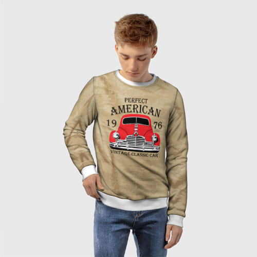 Детский свитшот 3D American retro auto - фото 3