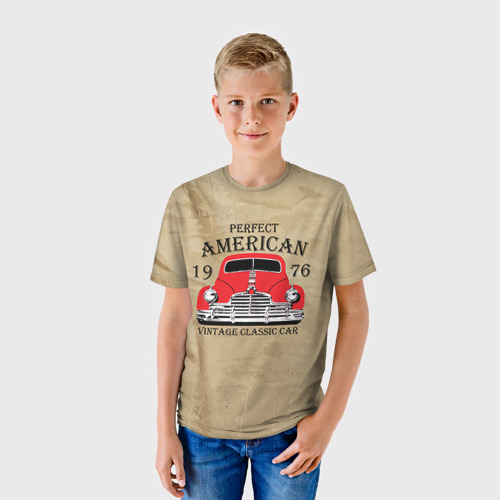 Детская футболка 3D American retro auto Фото 01 Детская футболка 3D American retro auto Фото 01
