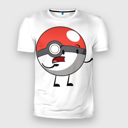 Мужская футболка 3D Slim Pokeball, цвет 3D печать