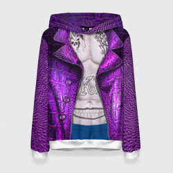 Женская толстовка 3D Фиолетовый костюм Джокера