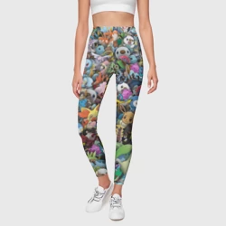 Леггинсы 3D Покемоны. Стикербомбинг - фото 2