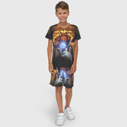 Детский костюм с шортами 3D Black Legion - фото 2