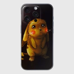 Чехол для iPhone 15 Pro силиконовый с защитой камеры Пика-Пика?